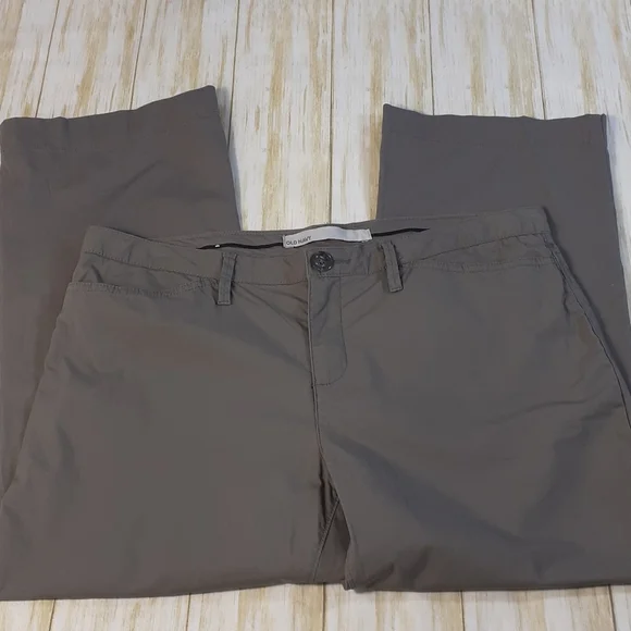 Old Navy On Classic Rise Gray Capris Pants Size 10 - Picture 5 of 16